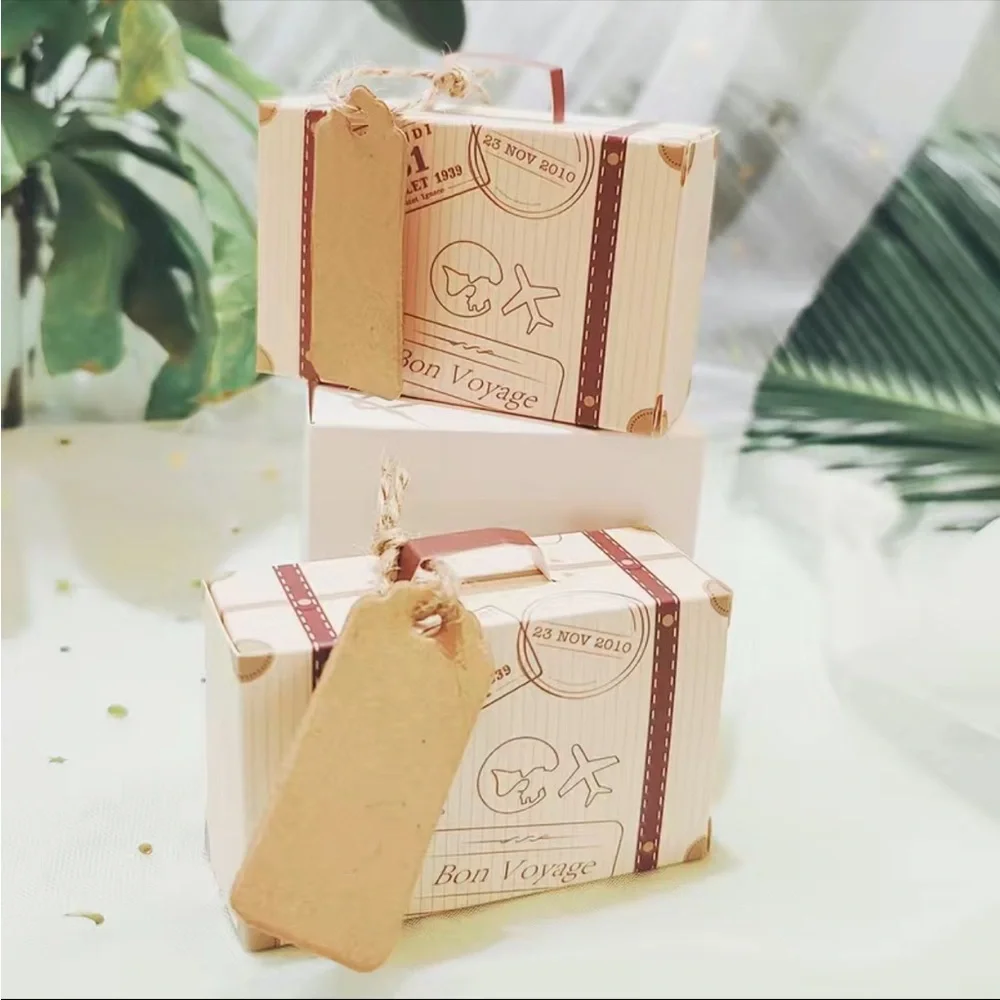 Set Of‎ 5pcs Mini Suitcase Gift Box - Perfect for Little Gifts For The Holidays